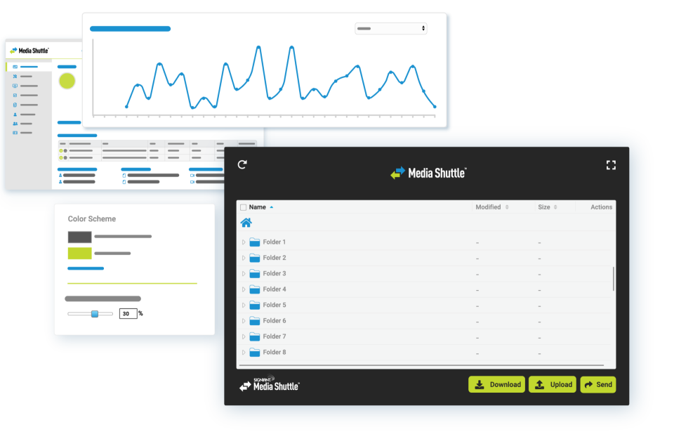 screenshot of Media Shuttle